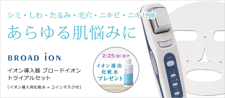 2/25までブロードイン購入キャンペーン