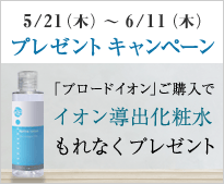 【プレゼントキャンペーン 6/11迄】イオン導入器ブロードイオン