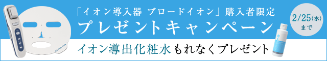 2/25までブロードイン購入キャンペーン